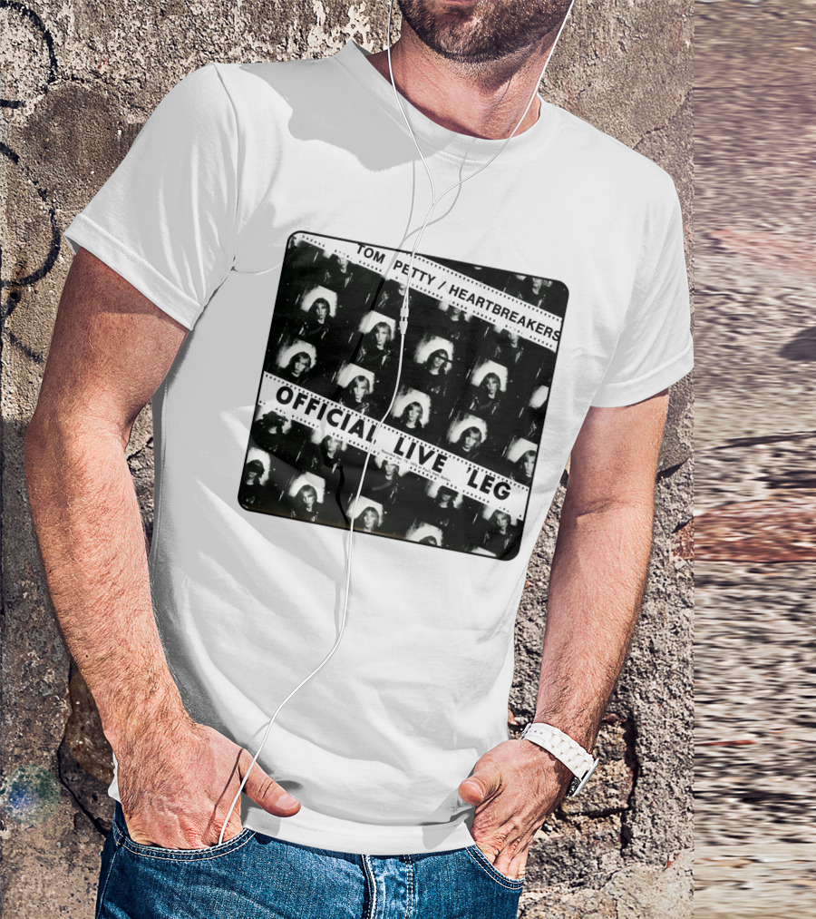 Tom Petty Heartbreakers Official Live Leg T-Shirt