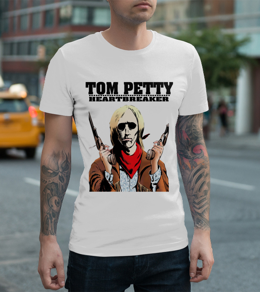 Tom Petty Heartbreaker Gunslinger T-Shirt