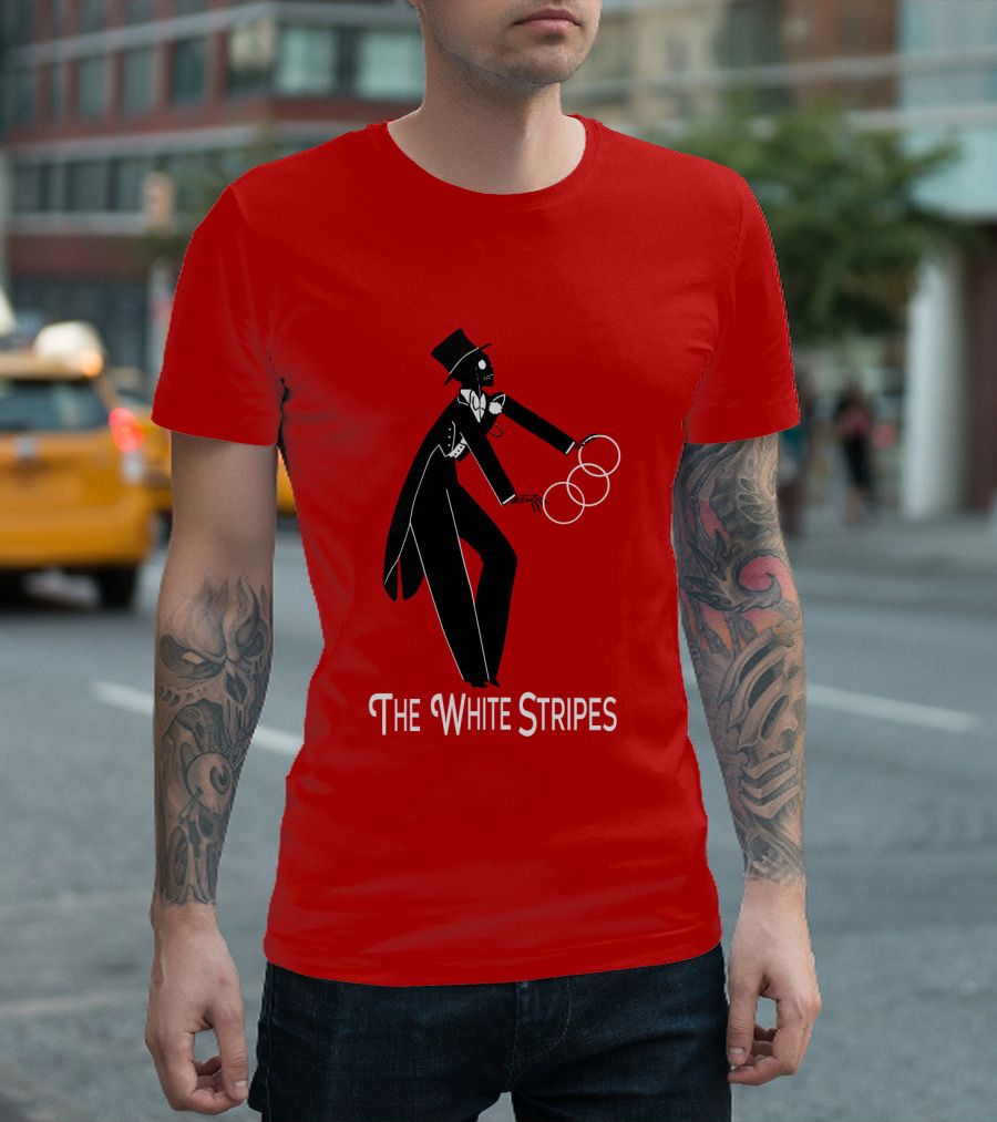 The White Stripes Juggling Man Red T-Shirt