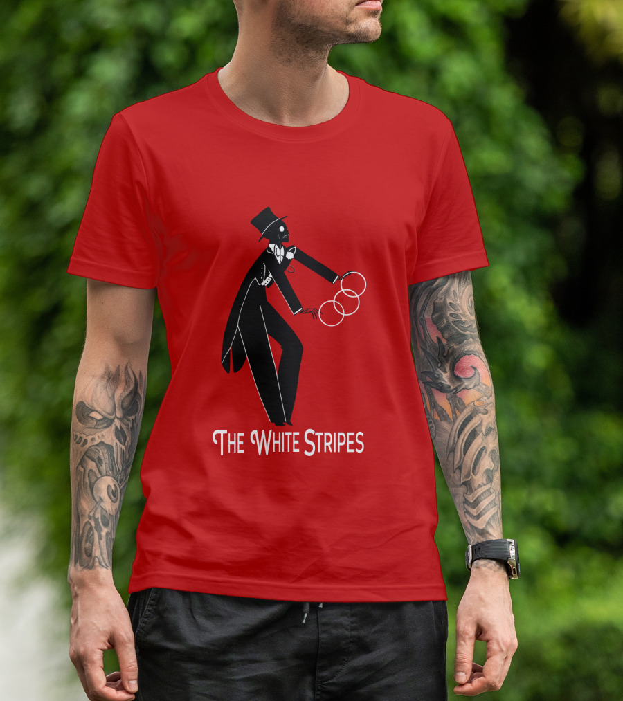 The White Stripes Juggling Man Red T-Shirt