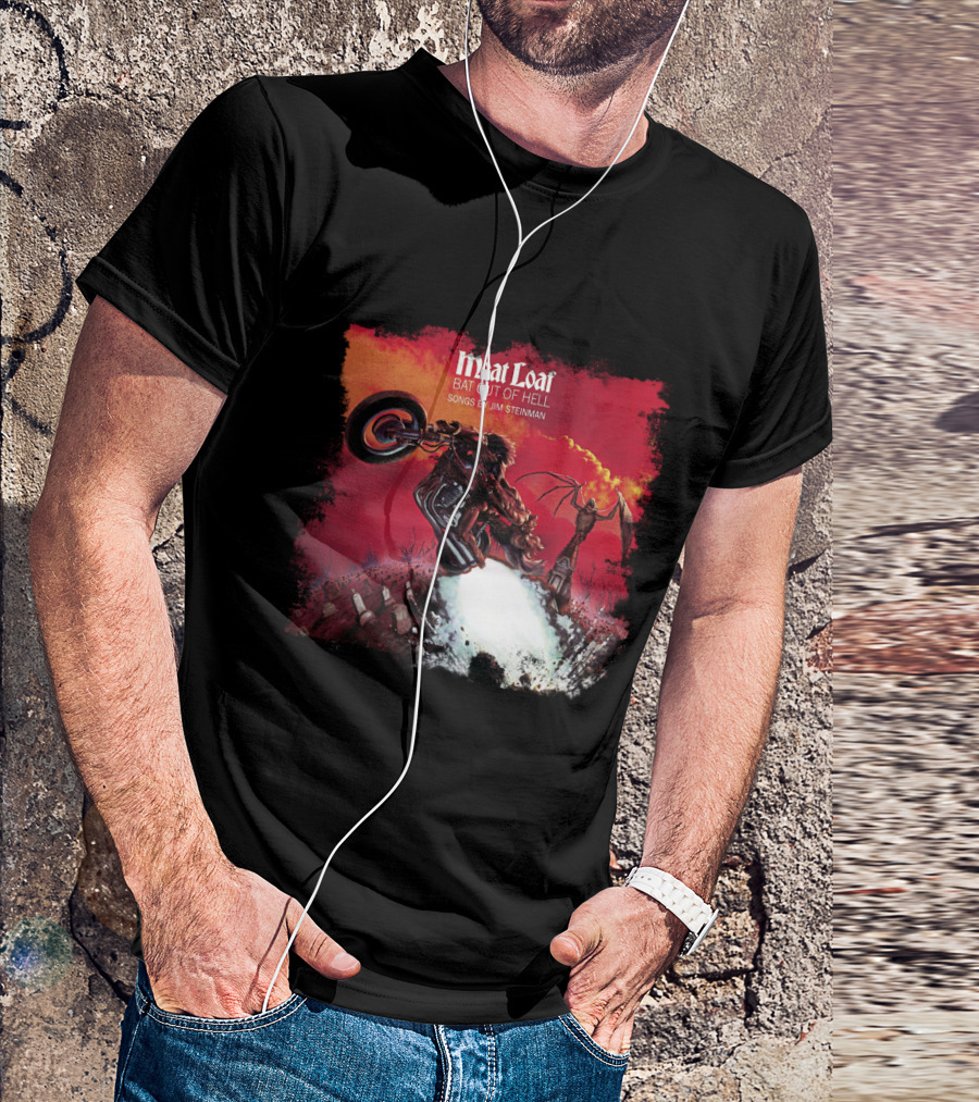 Meat Loaf Bat Out Of Hell Songs By Jim Steinman T-Shirt