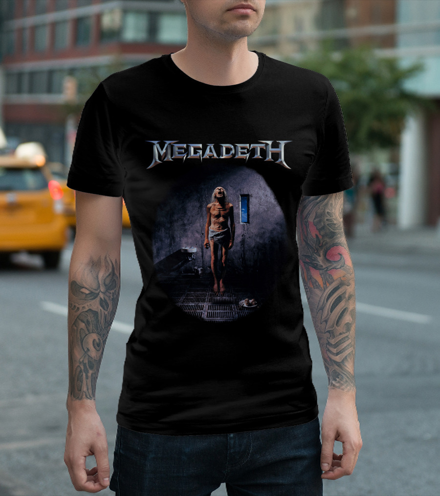Megadeth Countdown To Extinction Album Cover Art T-Shirt
