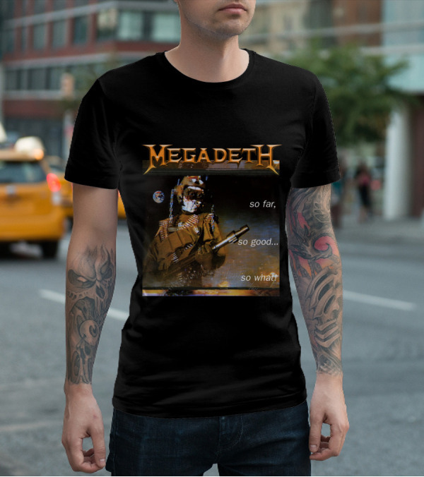 Megadeth So Far So Good So What Mgd-Ms T-Shirt