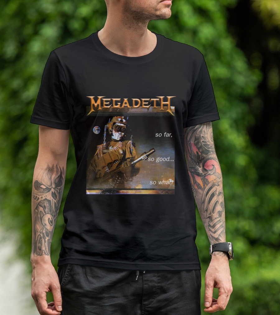 Megadeth So Far So Good So What Mgd-Ms T-Shirt