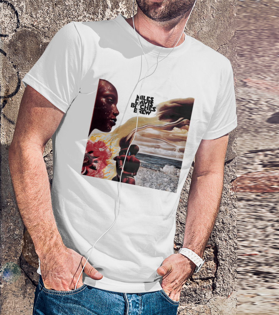 Miles Davis Bitches Brew Album Cover Art T-Shirt