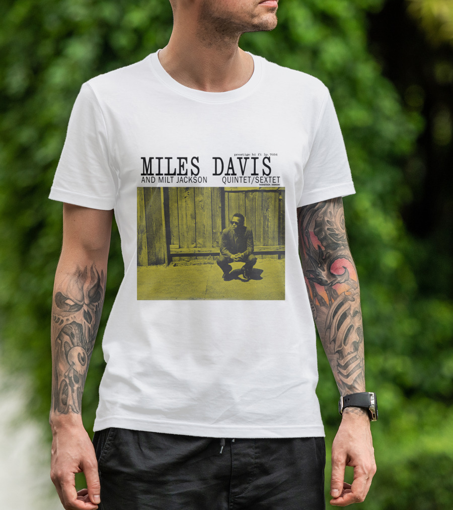 Miles Davis And Milt Jackson Quintet/Sextet Prestige Hi Fi Lp 7034 T-Shirt