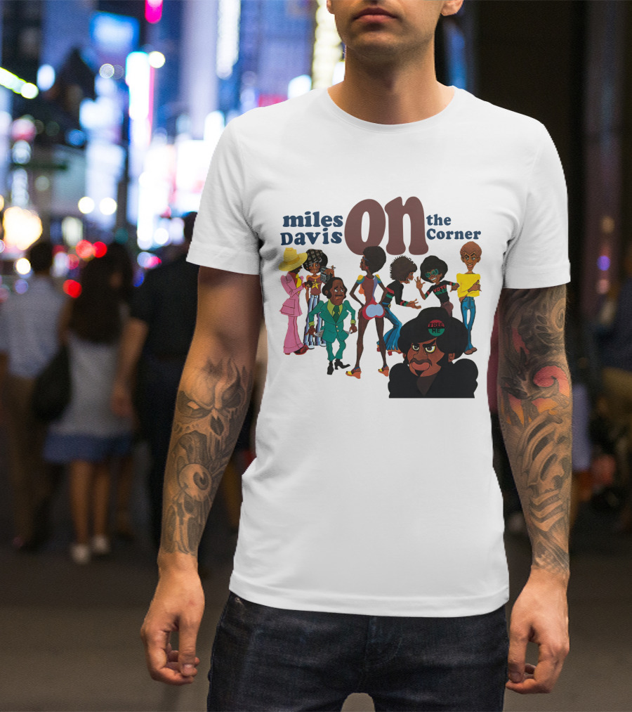 Miles Davis On The Corner Characters T-Shirt