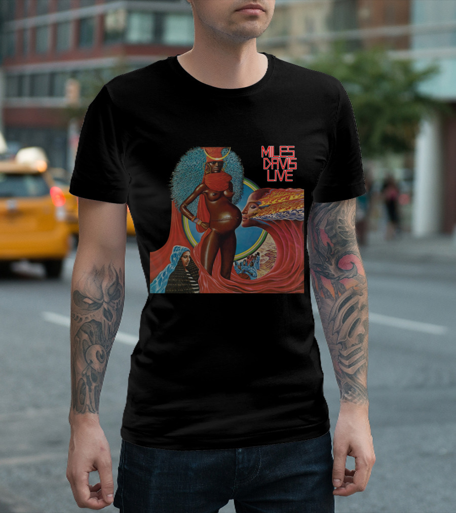 Miles Davis Live Mdv-Ms T-Shirt