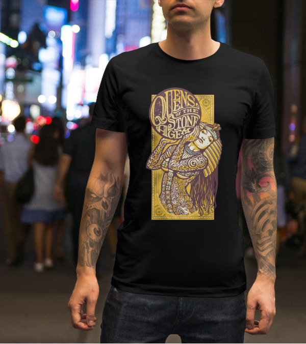 Queens Of The Stone Age Egyptian Tattoo Art T-Shirt