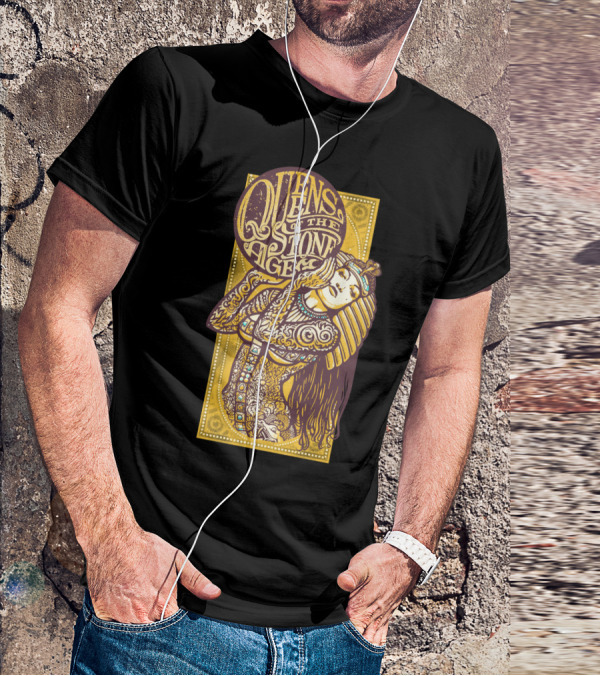 Queens Of The Stone Age Egyptian Tattoo Art T-Shirt