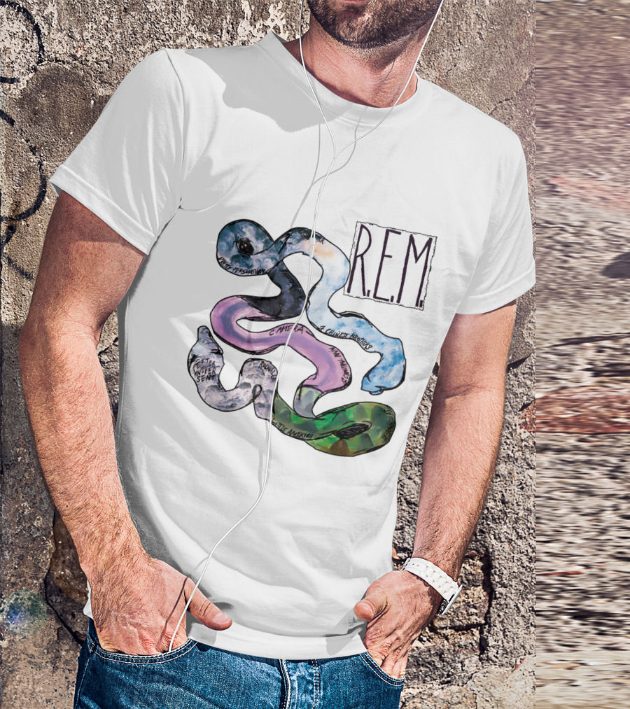 R.e.m. Album Artwork With Track Titles Elements T-Shirt