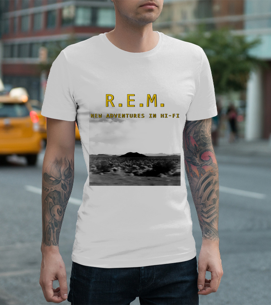 R.E.M. New Adventures in Hi-Fi Desert Landscape Photography T-Shirt