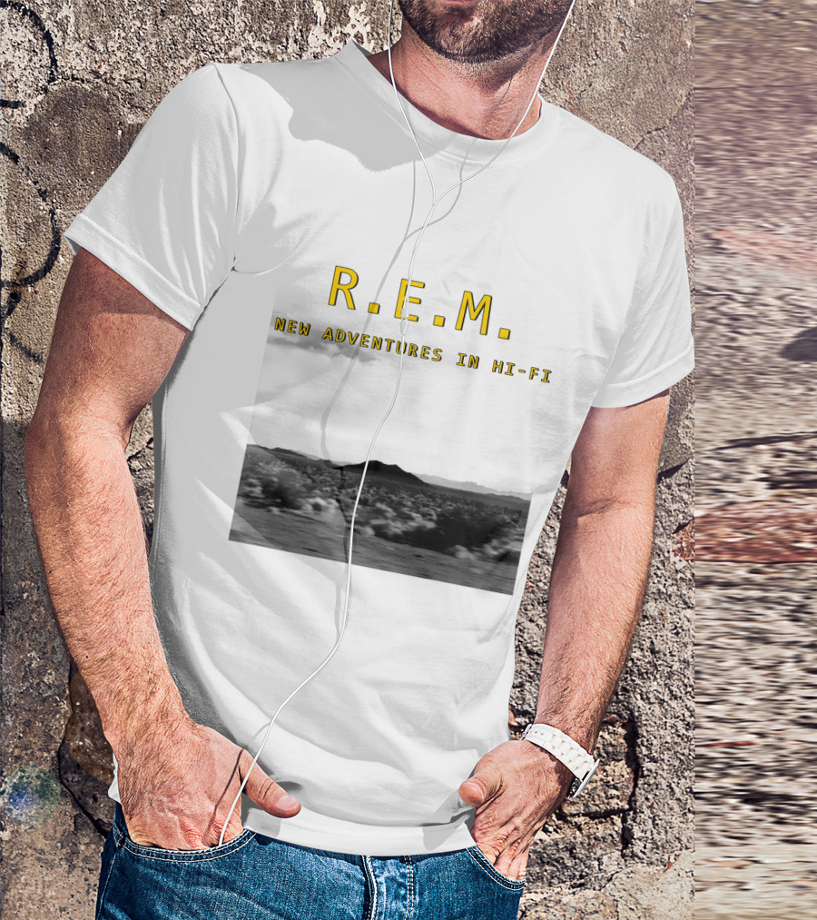R.E.M. New Adventures In Hi-Fi Desert Landscape Photography T-Shirt