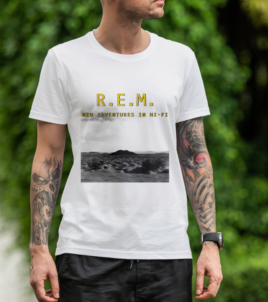 R.E.M. New Adventures In Hi-Fi Desert Landscape Photography T-Shirt
