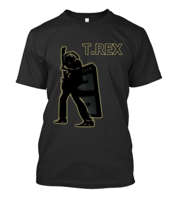 T. Rex Silhouette With Guitar And Amplifier T-Shirt