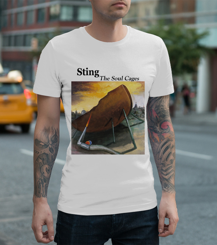 Sting The Soul Cages Album Cover Art T-Shirt