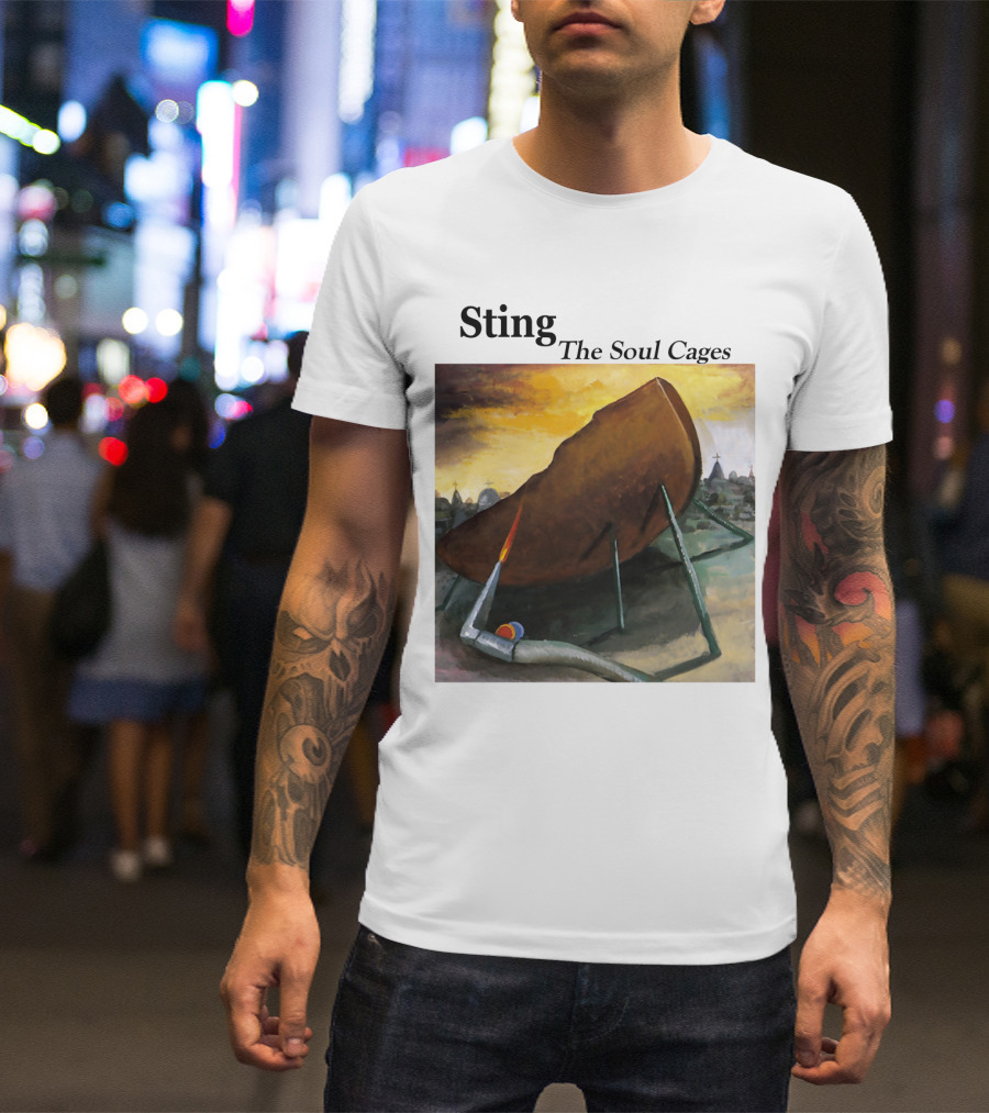 Sting The Soul Cages Album Cover Art T-Shirt