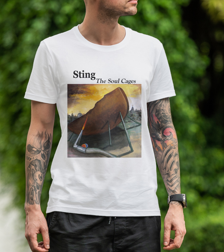 Sting The Soul Cages Album Cover Art T-Shirt