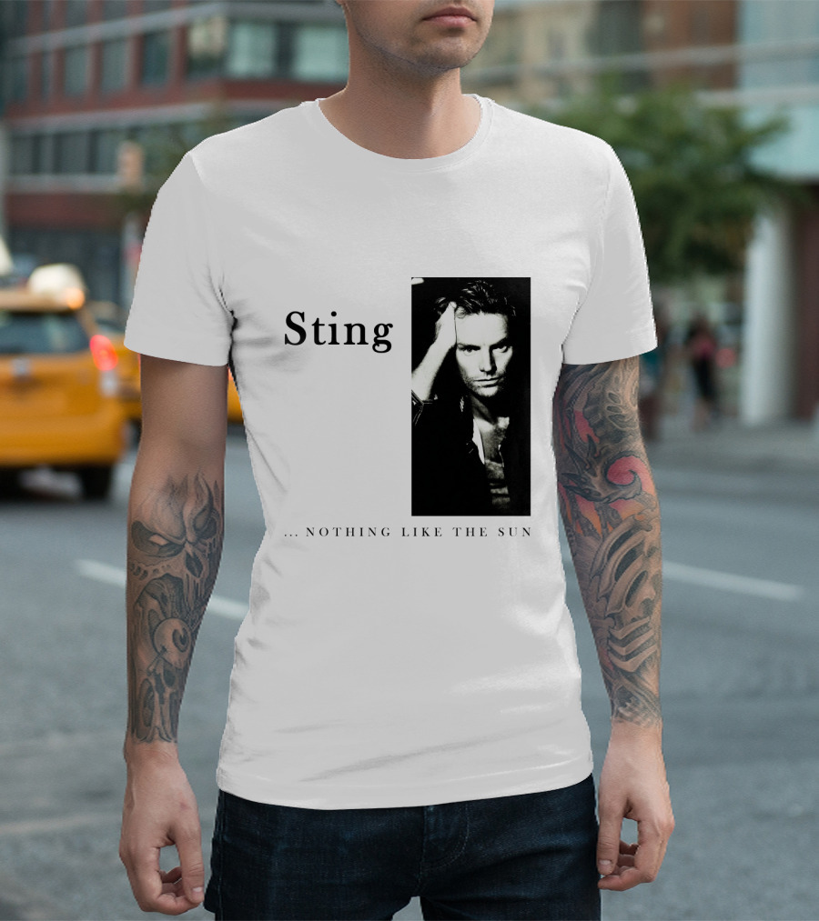 Sting ...Nothing Like The Sun Album Cover T-Shirt