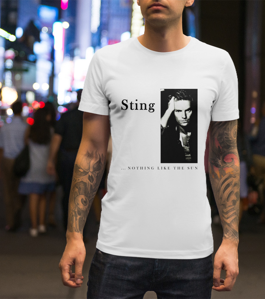 Sting ...Nothing Like The Sun Album Cover T-Shirt