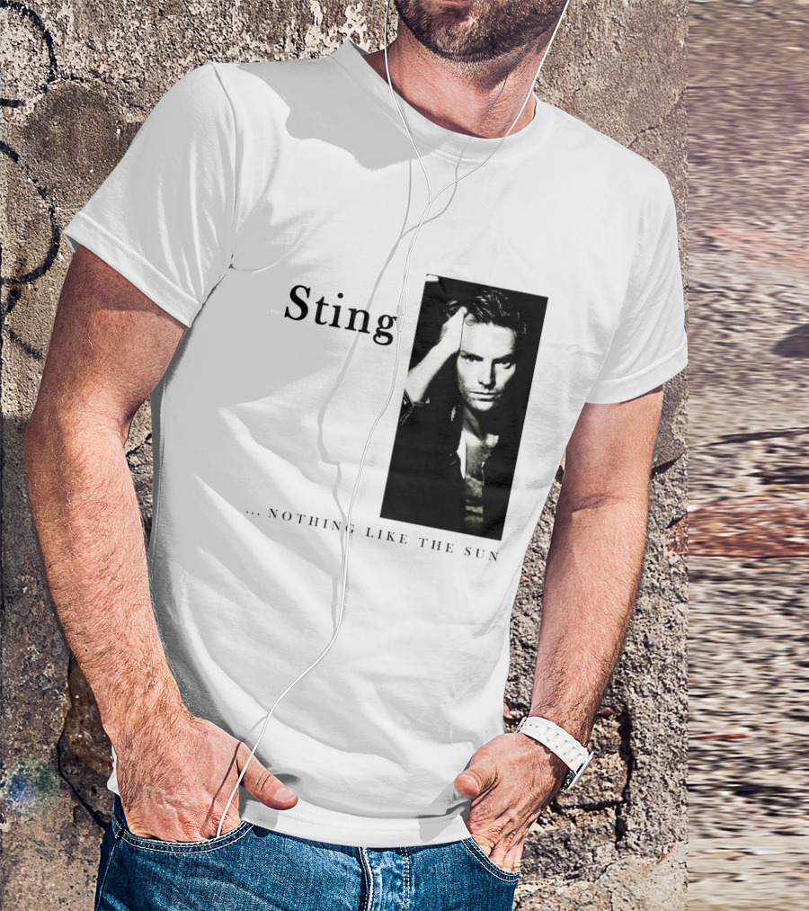 Sting ...Nothing Like The Sun Album Cover T-Shirt