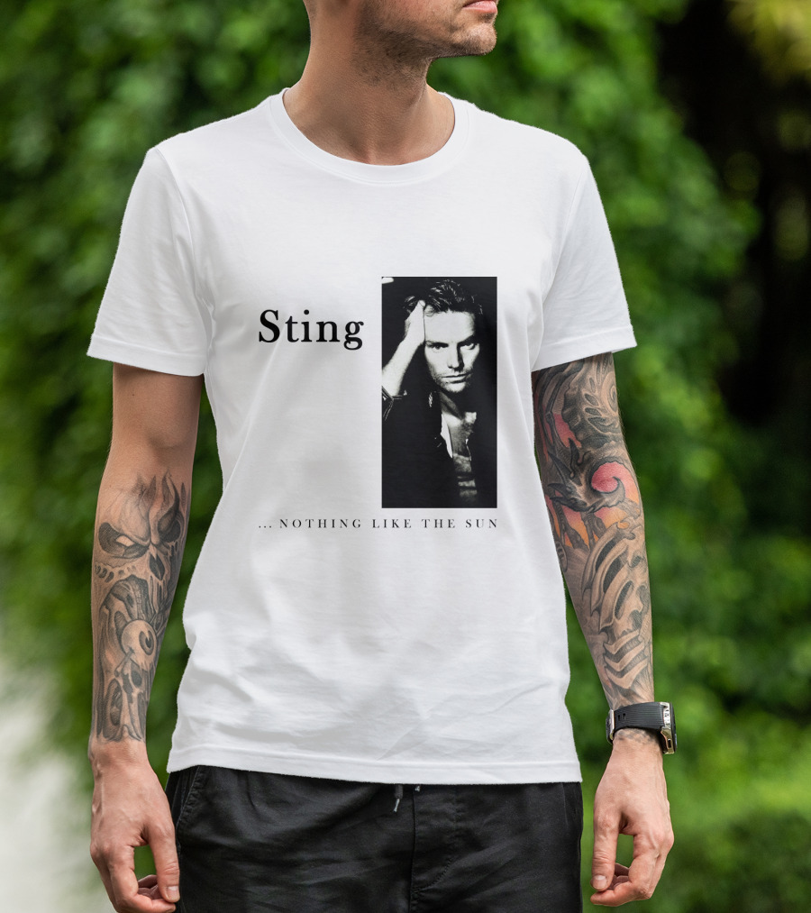 Sting ...Nothing Like The Sun Album Cover T-Shirt