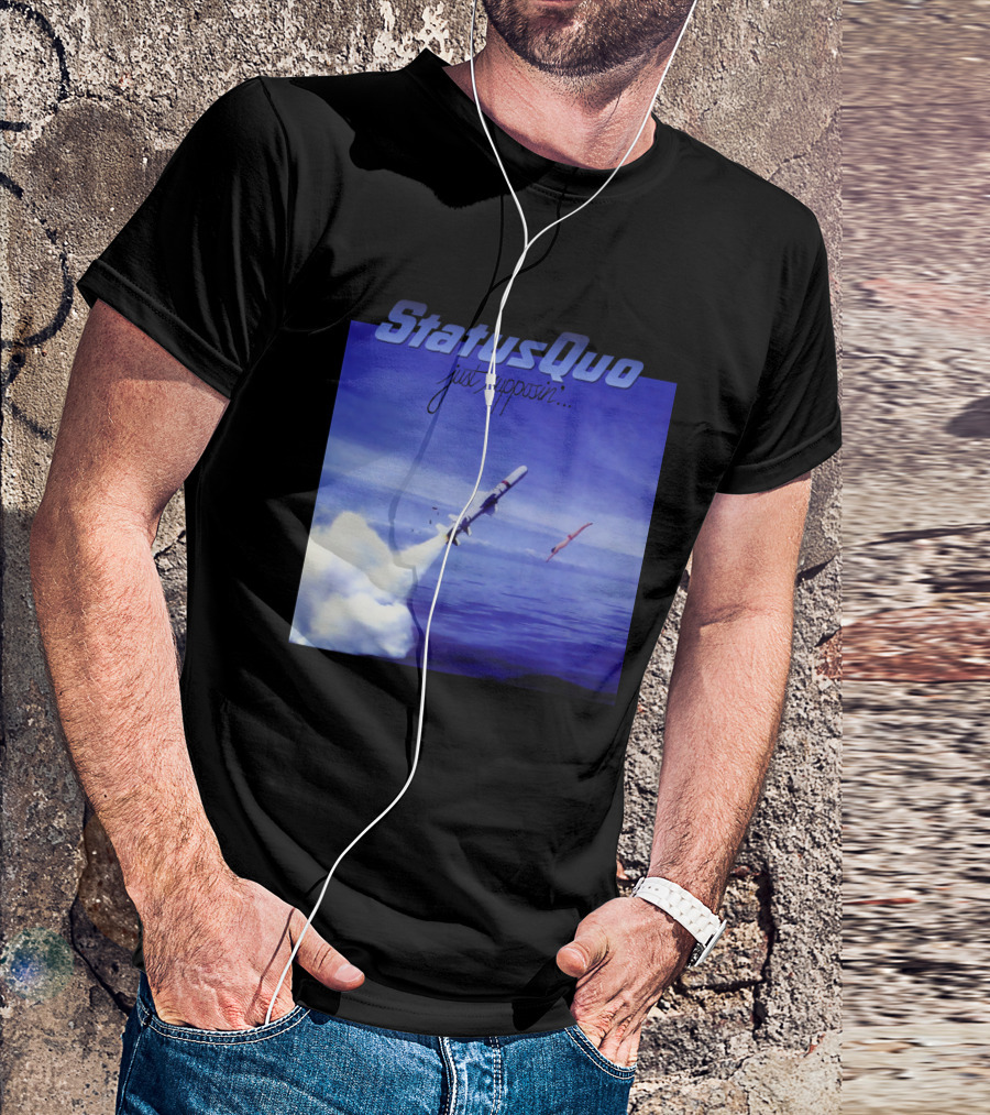 Status Quo Just Supposin. Ocean Rocket Launch T-Shirt