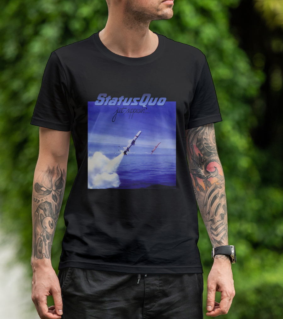 Status Quo Just Supposin. Ocean Rocket Launch T-Shirt