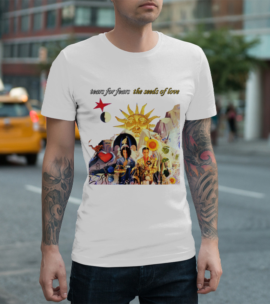 Tears For Fears The Seeds Of Love Album Cover Artwork T-Shirt