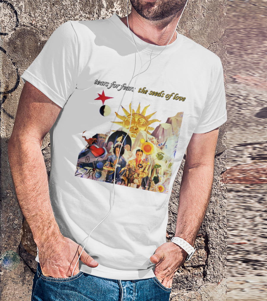 Tears For Fears The Seeds Of Love Album Cover Artwork T-Shirt