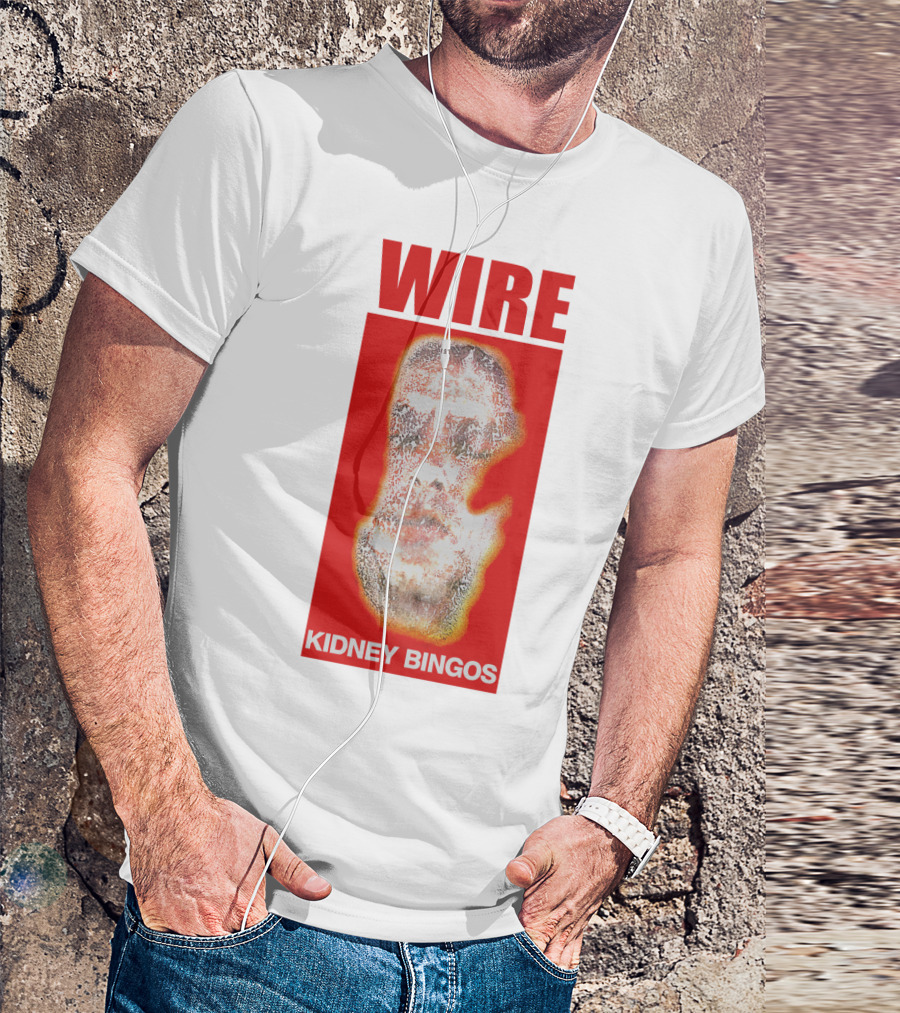 WIRE Kidney Bingos Red Face T-Shirt