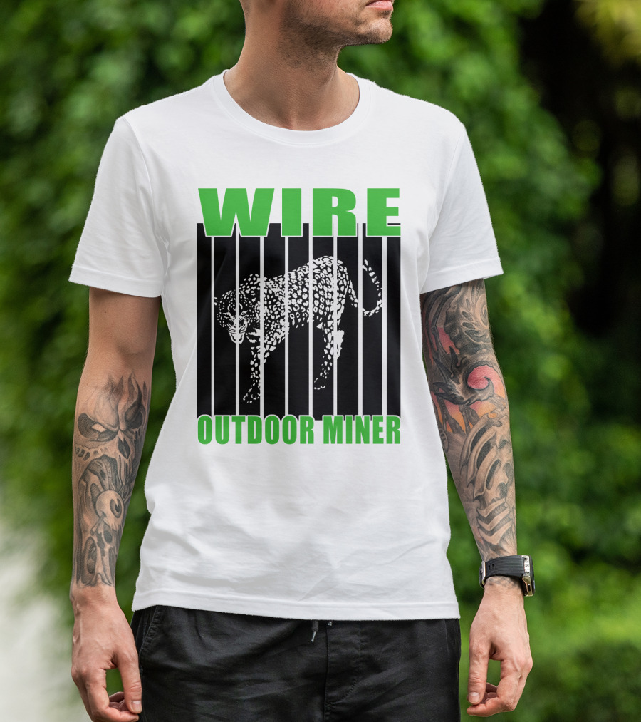WIRE Outdoor Miner Leopard Bars T-Shirt