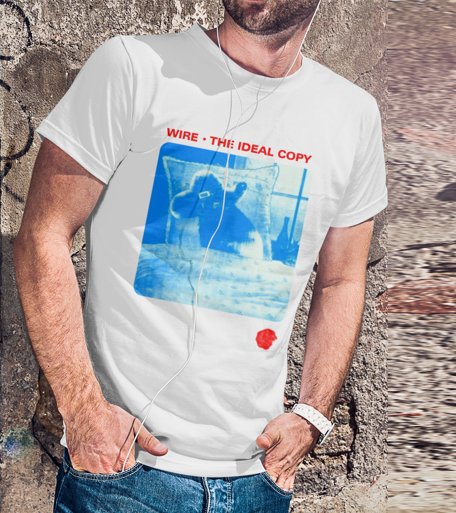 Wire The Ideal Copy Blue Dog On Pillow T-Shirt