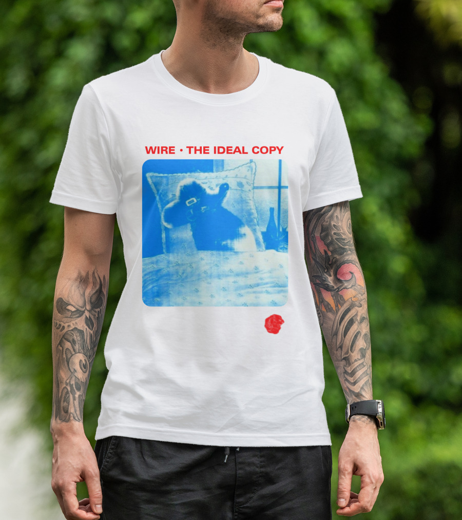 Wire The Ideal Copy Blue Dog On Pillow T-Shirt