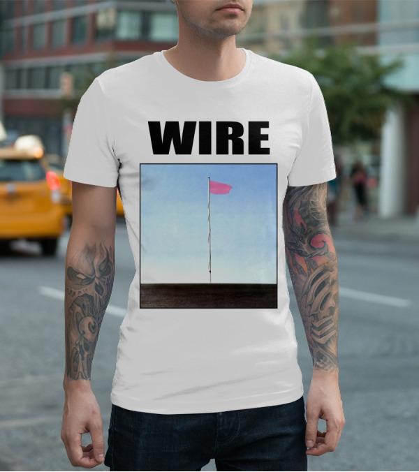 Wire Pink Flag Iconic Album Cover T-Shirt