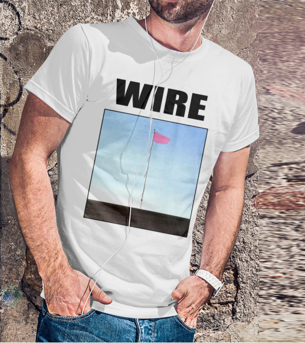 Wire Pink Flag Iconic Album Cover T-Shirt