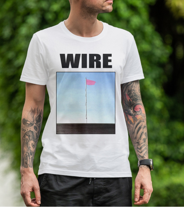 Wire Pink Flag Iconic Album Cover T-Shirt
