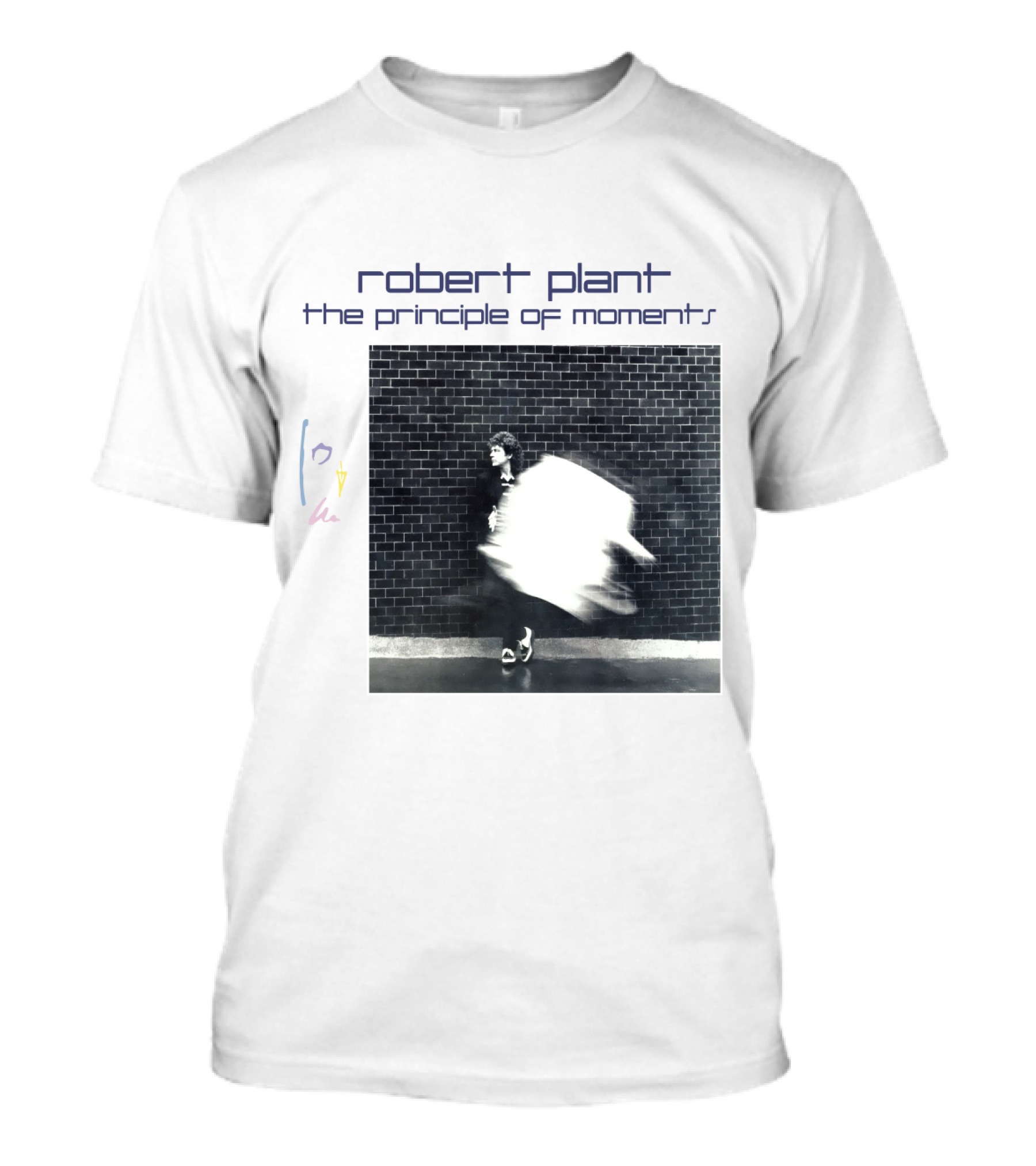 Robert Plant The Principle Of Moments Album Cover T-Shirt