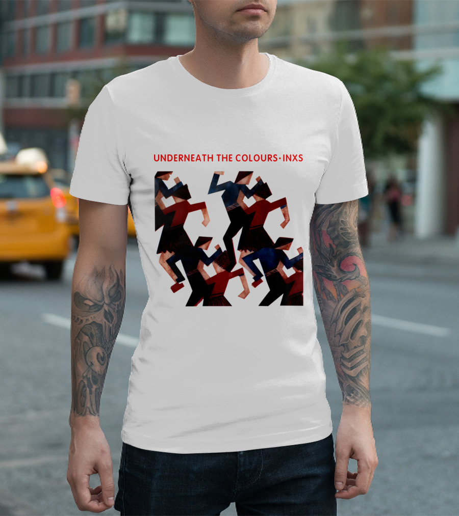 INXS Underneath The Colours Dance Figures T-Shirt
