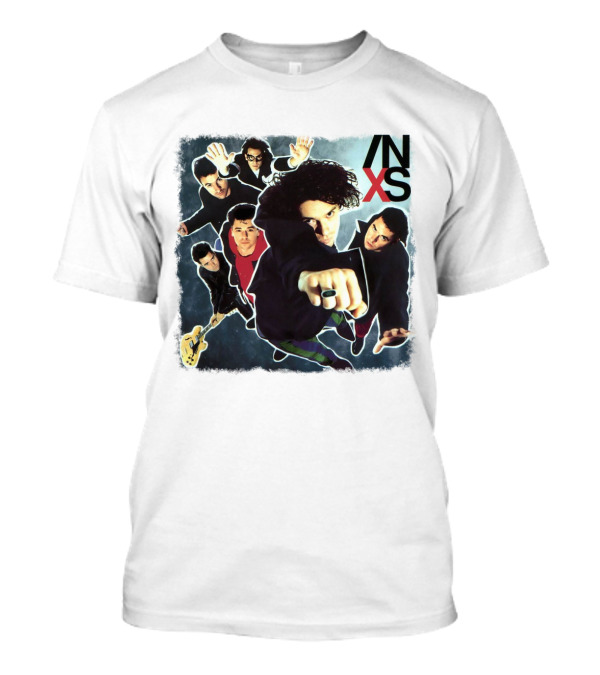 Inxs Band Members Action Collage Art T-Shirt