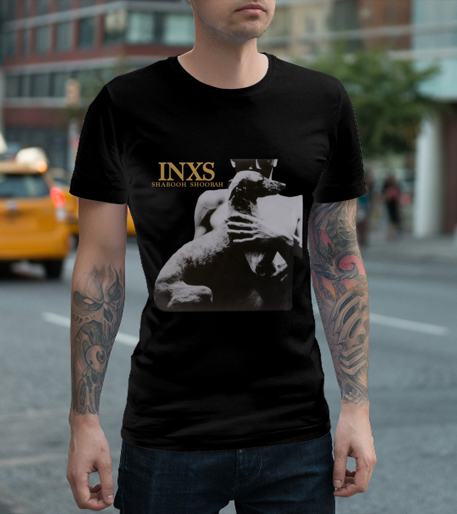 INXS Shabooh Shoobah Album Cover with Dog and Human T-Shirt