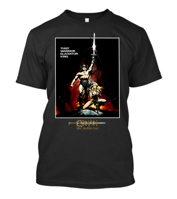 Conan The Barbarian Thief Warrior Gladiator King 28 T-Shirt