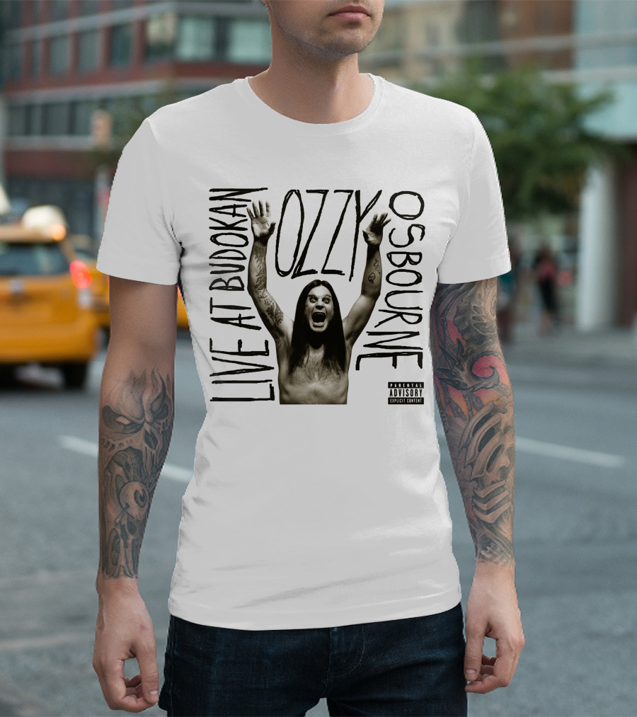 Ozzy Osbourne Live At Budokan Explicit Content T-Shirt