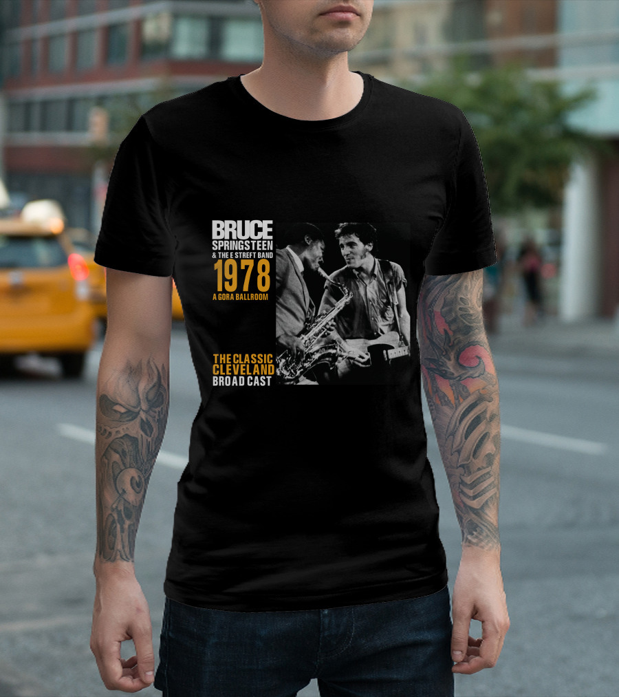 Bruce Springsteen & The E Street Band 1978 Agora Ballroom The Classic Cleveland Broadcast T-Shirt