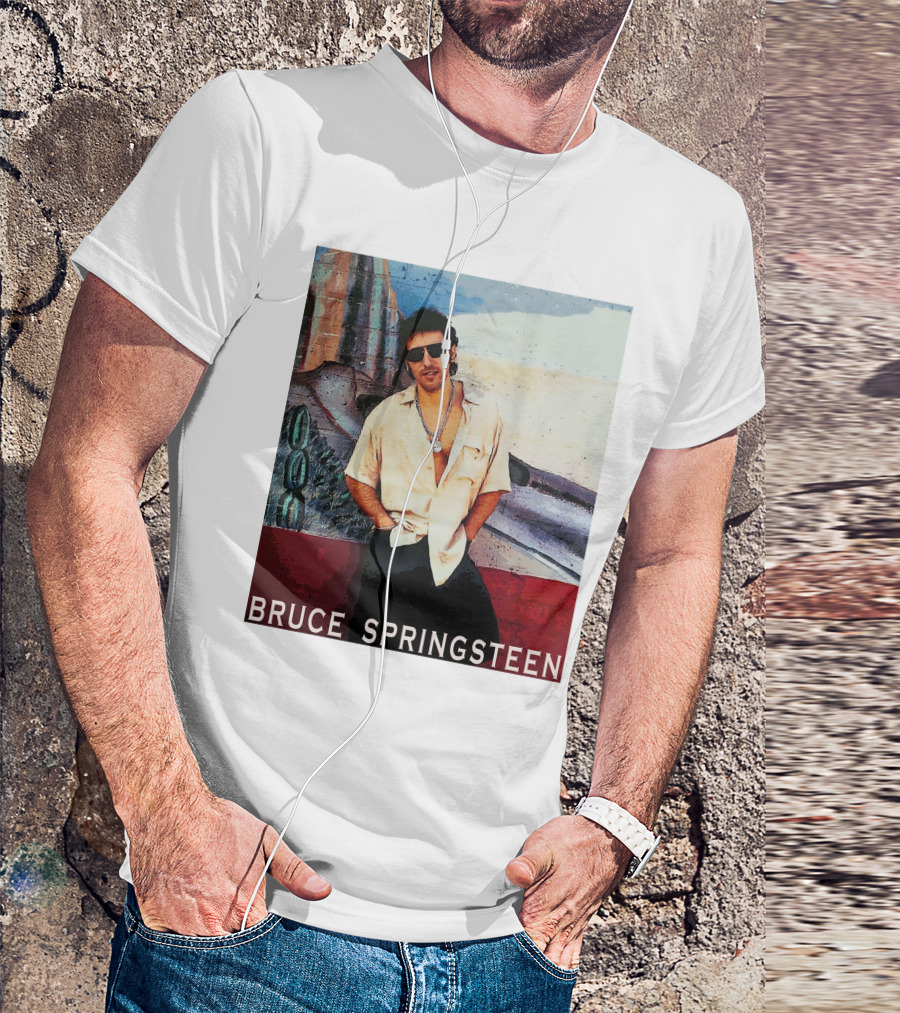 Bruce Springsteen Retro Sunglasses Style Music Legend T-Shirt
