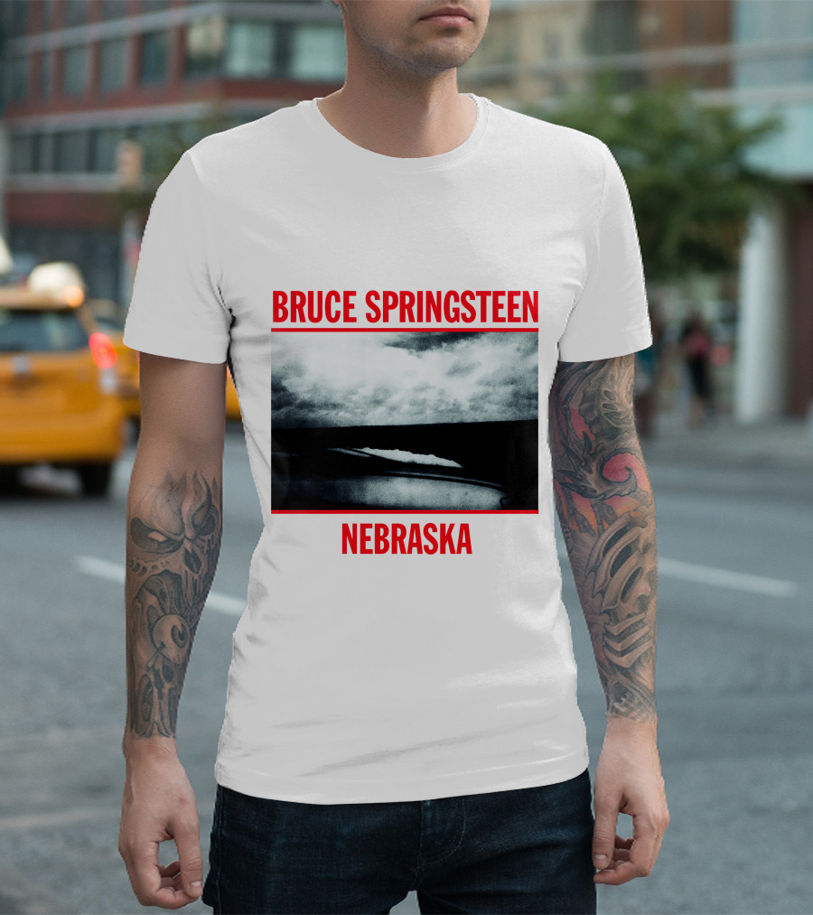 Bruce Springsteen Nebraska Album Cover Brs T-Shirt