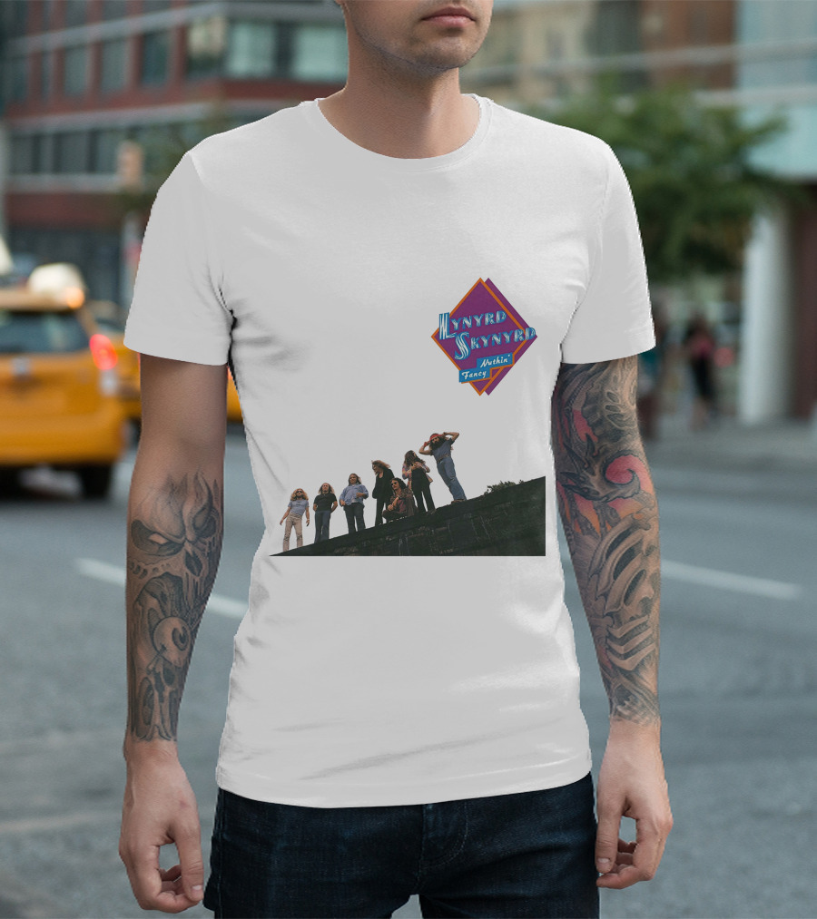 Lynyrd Skynyrd Nuthin' Fancy Band Members On Rooftop T-Shirt