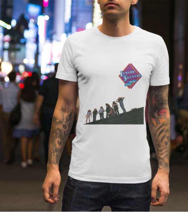 Lynyrd Skynyrd Nuthin' Fancy Band Members On Rooftop T-Shirt