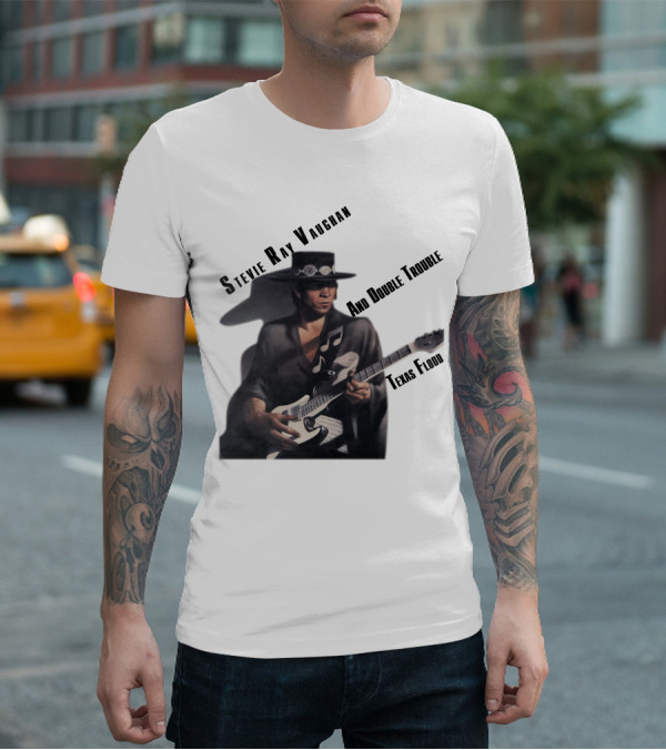 Stevie Ray Vaughan And Double Trouble Texas Flood T-Shirt