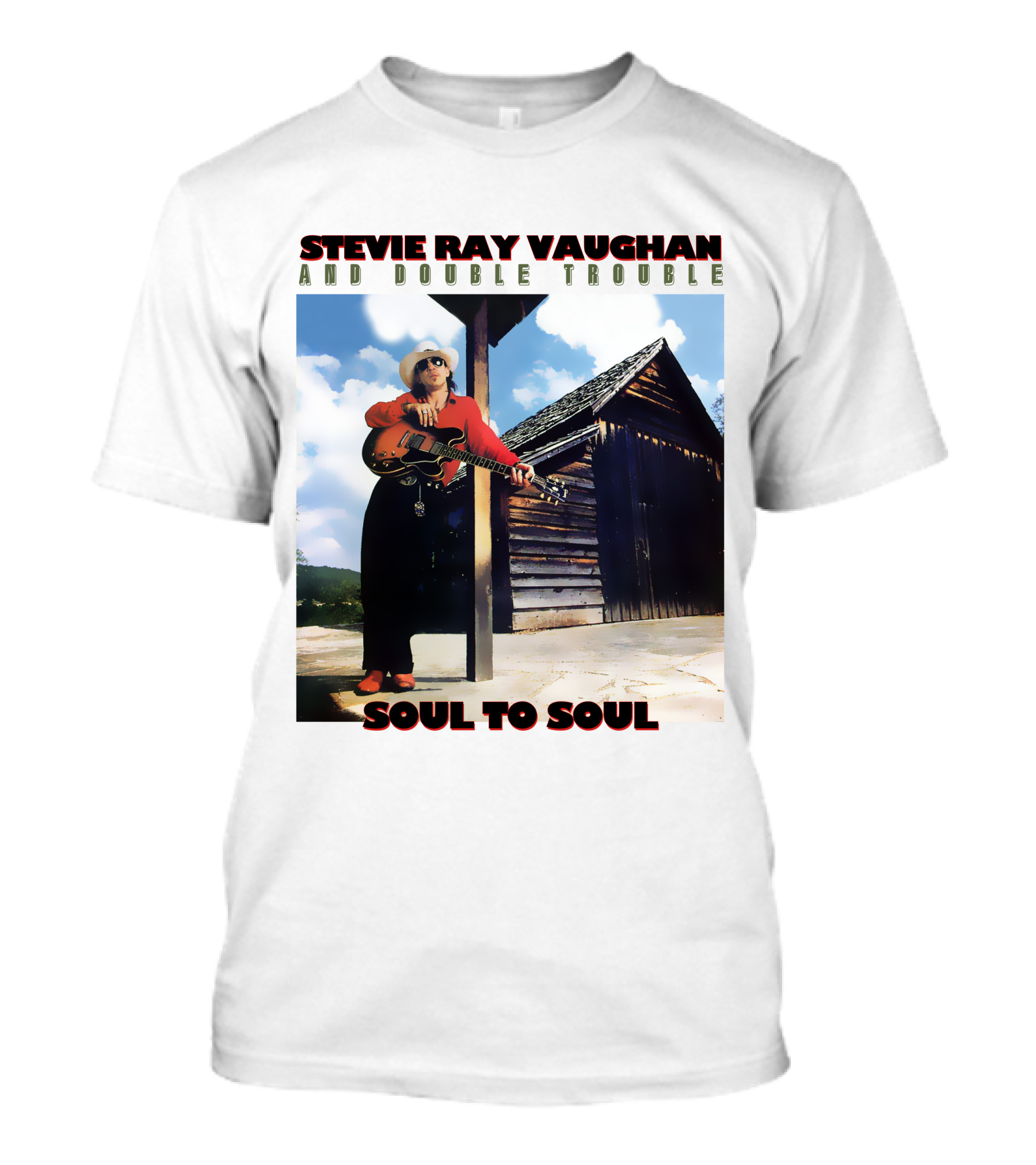 Stevie Ray Vaughan And Double Trouble Soul To Soul T-Shirt